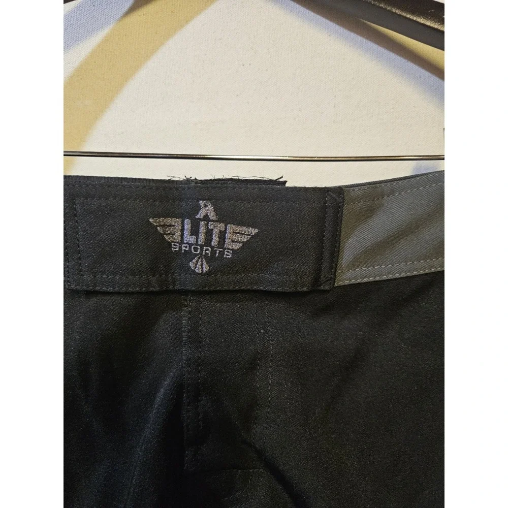 Elite Sports Men's Black Jack Gray No Gi BJJ Size S, 32x9